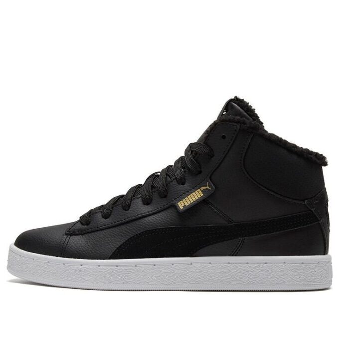 1948 Mid Lfur Mid-Top Fleecefodrade Fritidsskateskor Unisex Svarta