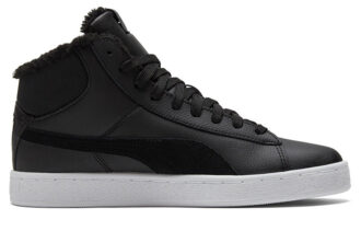 1948 Mid Lfur Mid-Top Fleecefodrade Fritidsskateskor Unisex Svarta