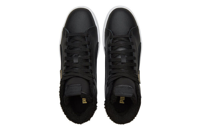 1948 Mid Lfur Mid-Top Fleecefodrade Fritidsskateskor Unisex Svarta