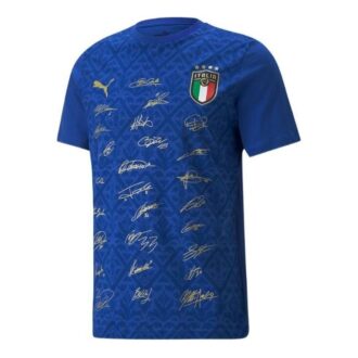 2021-2022 Italien Signature Vinnare T-shirt ”Blå”