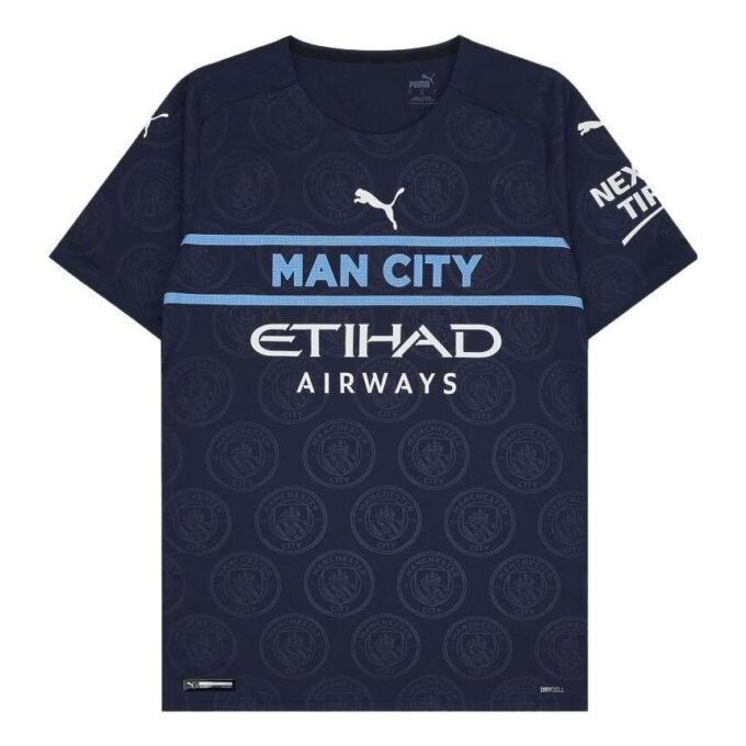 2021-2022 Man City 3:e tröja ”Marinblå”