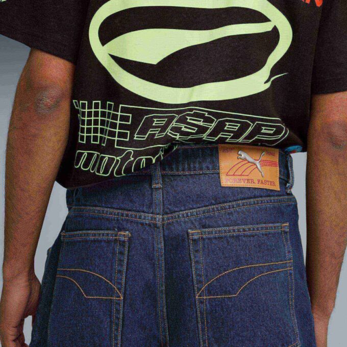 A$AP ROCKY x PUMA Herr Jeansshorts