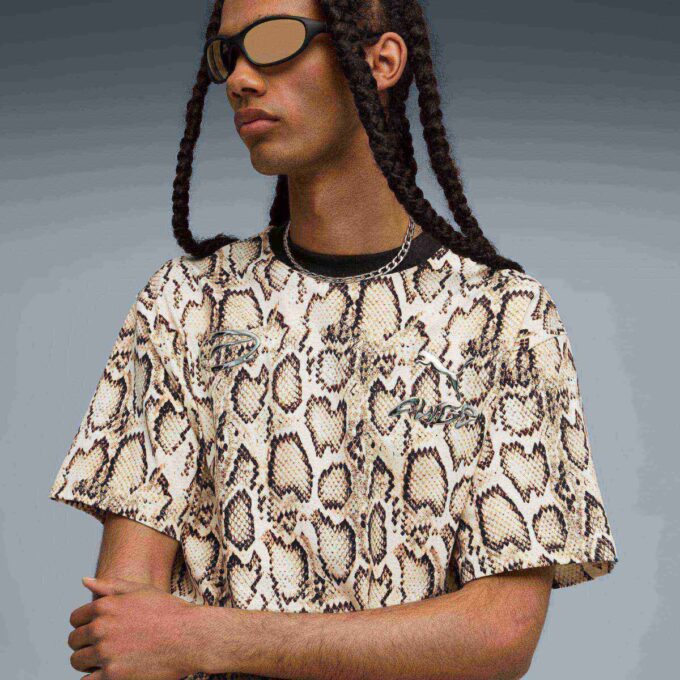 A$AP ROCKY x PUMA Herr Snakeskin T-shirt A$AP ROCKY x PUMA Herr Snakeskin T-shirt