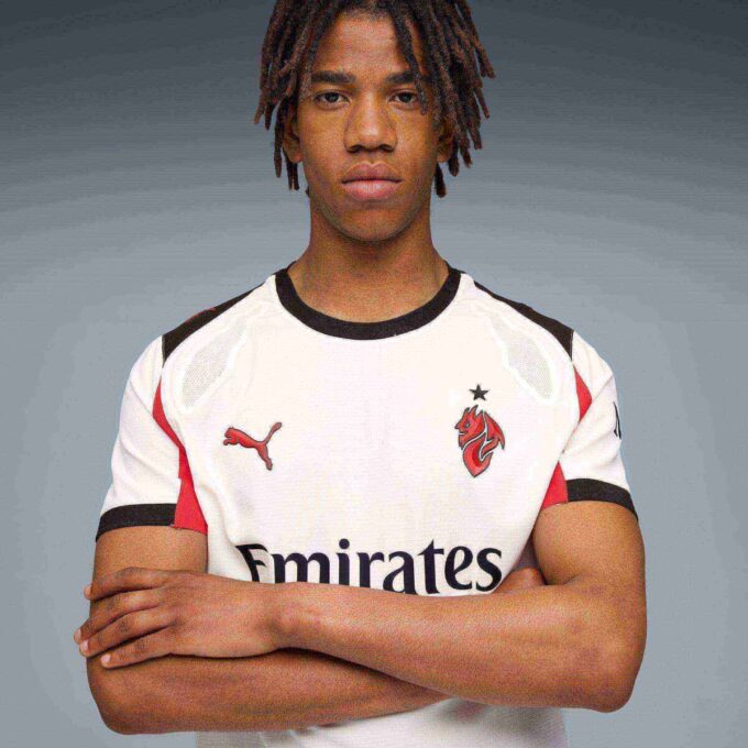 AC Milan 25/26 Borta Autentisk Herr Fotbollströja