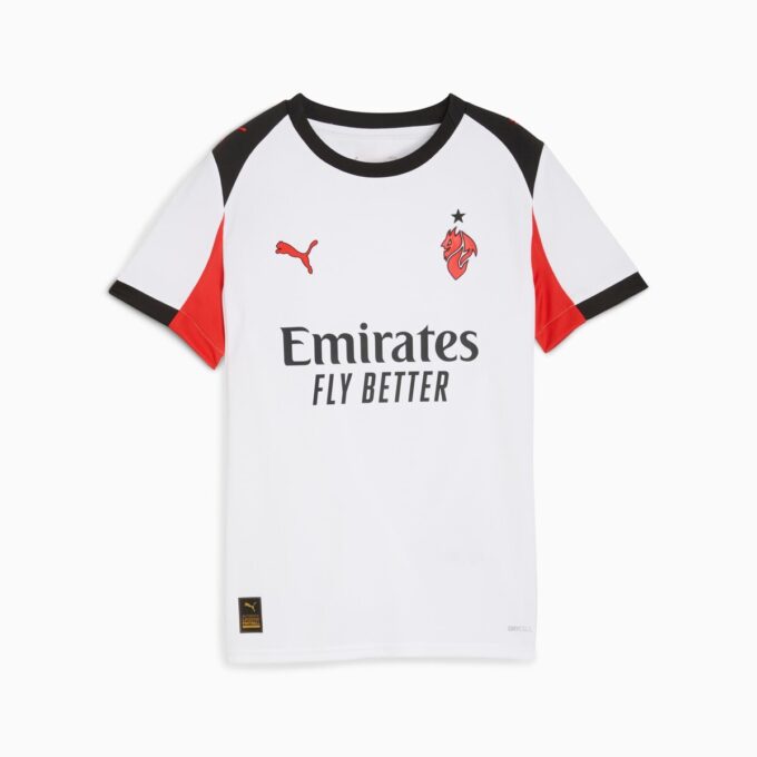 AC Milan 25/26 Bortatröja Replika Stor Barn Fotbollströja