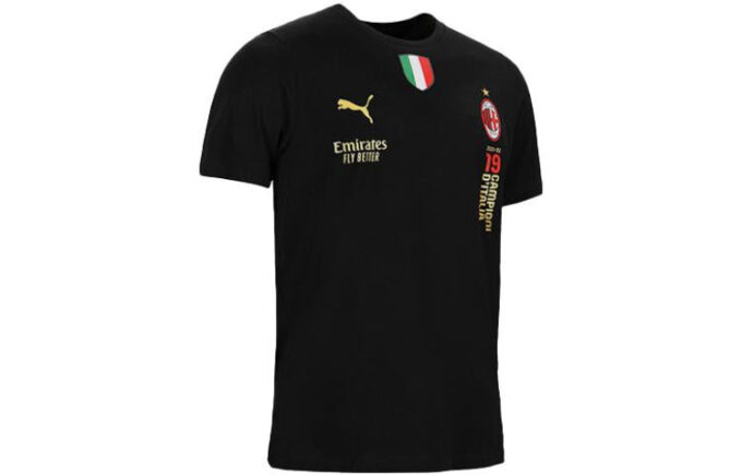 AC Milan Officiell Italiensk Mästare T-shirt ”Svart”