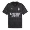 Ac Milan X Pleasures Herr Autentisk Fotbollströja ”Svart Vit”