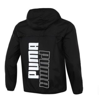 Athleisure Casual Sports Vindtät Löparjacka Vävd Svart