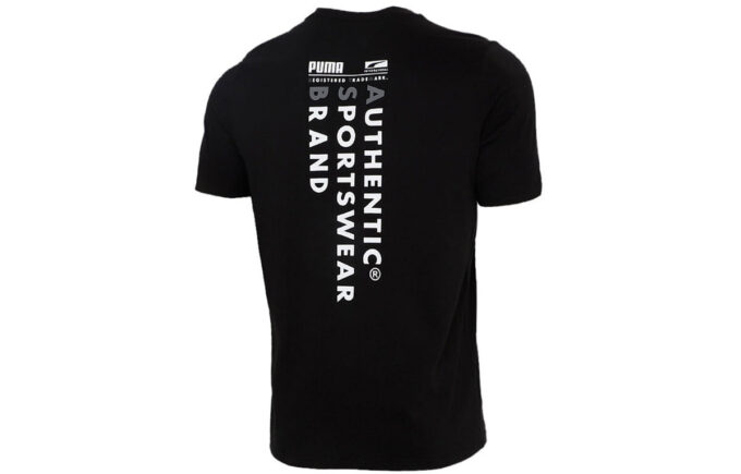 Avslappnade grafiska t-shirts ”Svarta”