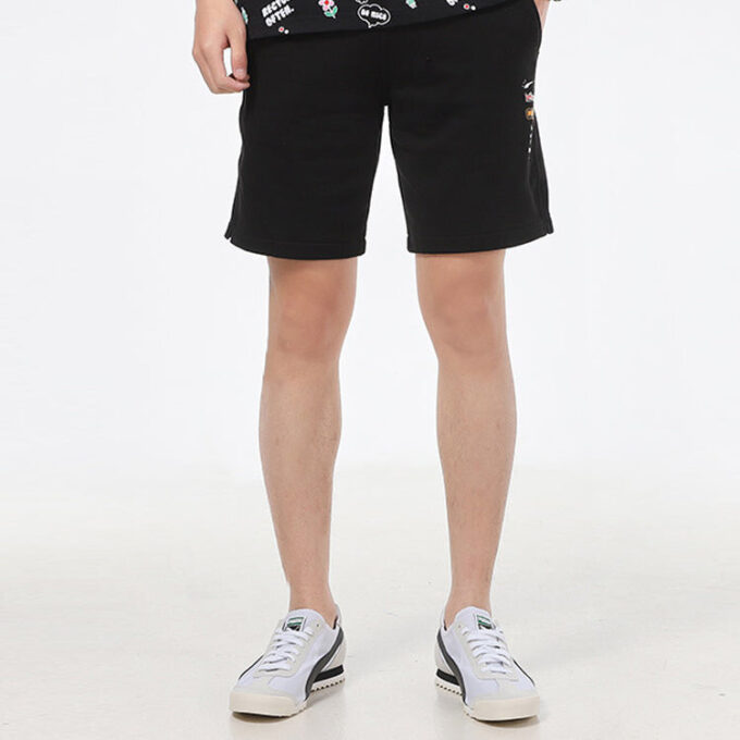 Awareness Athleisure Casual Sportshorts med dragsko och andningsfunktion Svarta