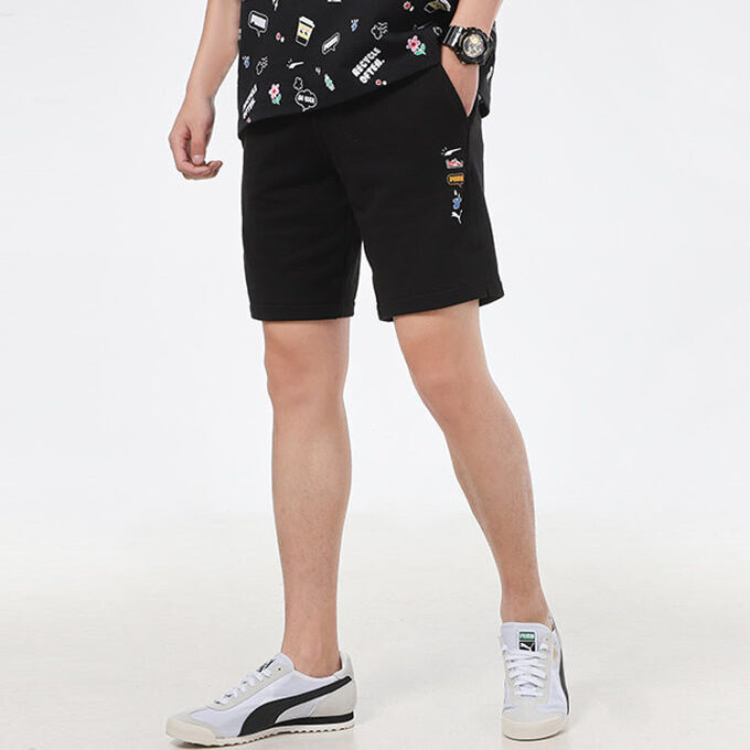 Awareness Athleisure Casual Sportshorts med dragsko och andningsfunktion Svarta