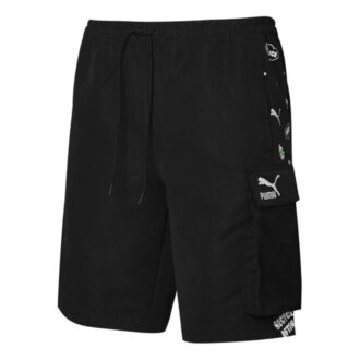 Awareness Cargo Woven Shorts ”Svartvit”