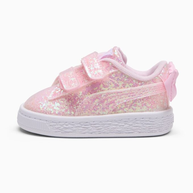 Basket Bow Metallic Sneakers för småbarn