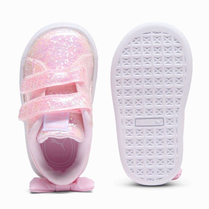 Basket Bow Metallic Sneakers för småbarn