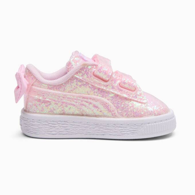 Basket Bow Metallic Sneakers för småbarn
