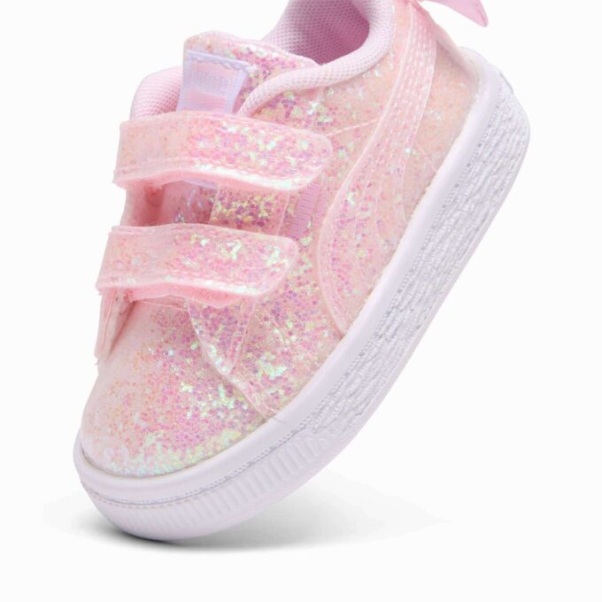 Basket Bow Metallic Sneakers för småbarn