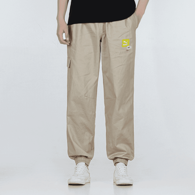 Beige vardagsbyxor