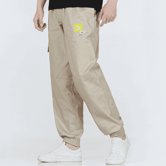 Beige vardagsbyxor