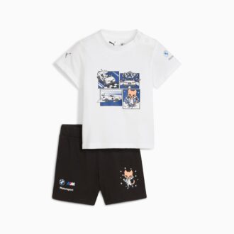 BMW M Motorsport matchande set småbarn 2-delat t-shirt- och shortset