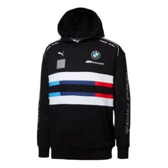 BMW Motorsport Street Midlayer Hoodie ”Svart Blå Röd Vit”