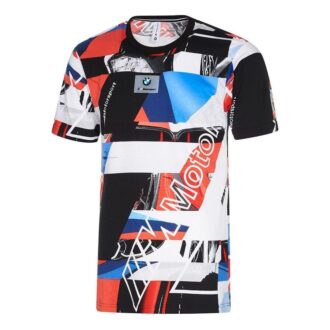 BMW Motorsport Street T-shirt ”Svart Röd Blå”