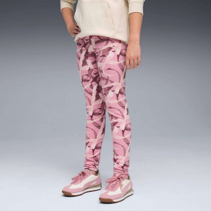 Bowtique mönstrade leggings för stora barn Bowtique mönstrade leggings för stora barn