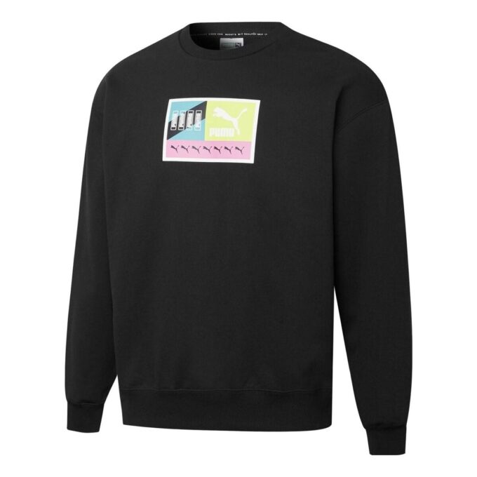 Brand Love Multiplacement Crew Sweatshirt ”Svart”