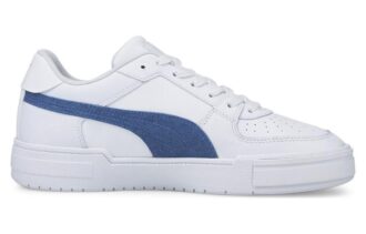 Ca Pro Denim Casual Skateboardskor Unisex Vit Blå