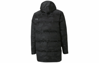 Camo Lång Dunjacka ”Svart”