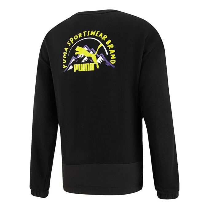 Camping Sportswear Mountain Långärmad T-shirt ”Svart”