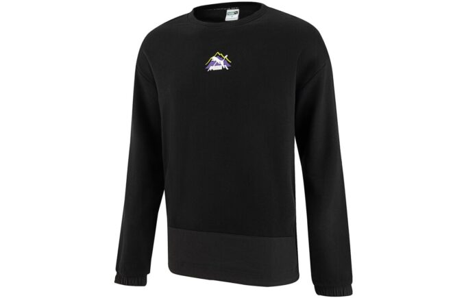Camping Sportswear Mountain Långärmad T-shirt ”Svart”