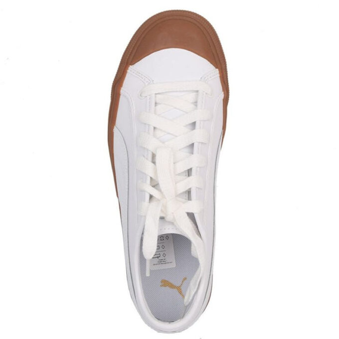 Capris Läder Skateboard Sneakers ”Vita”