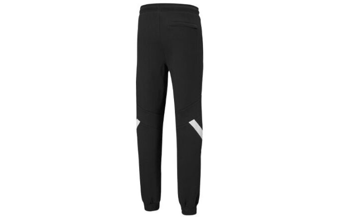 Casual Sport Dragsko Bundle Fötter Långa Byxor Svarta