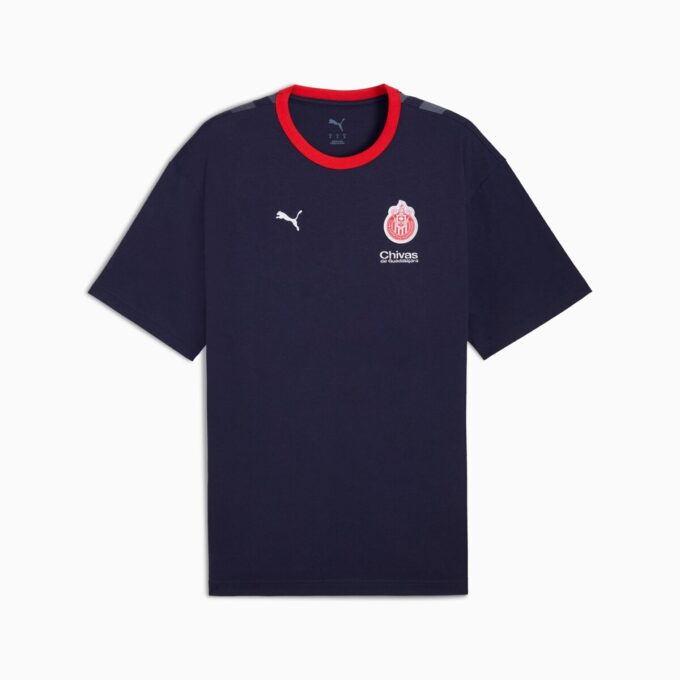 Chivas Herr Avslappnad Grafisk T-shirt