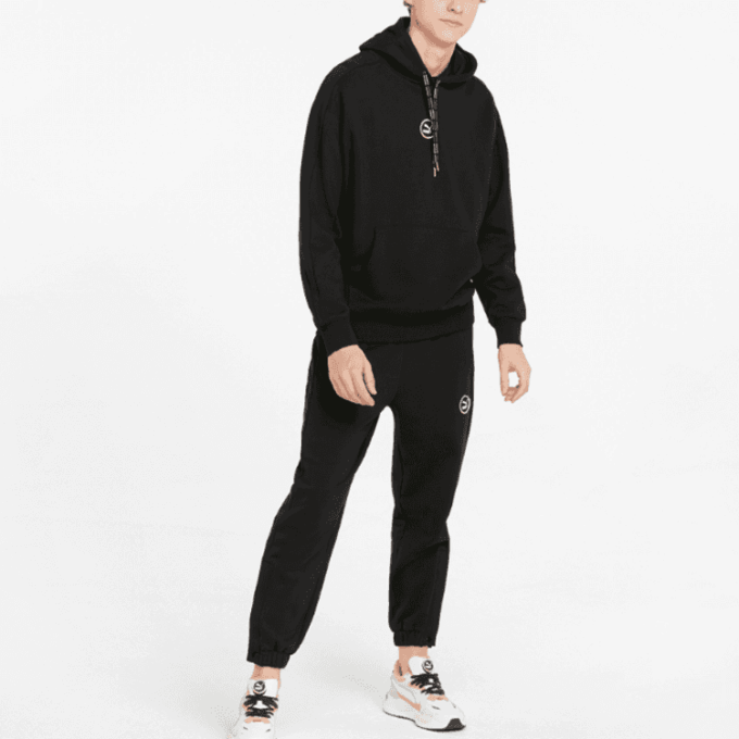 Circle Logo Hoodie ”Svart”