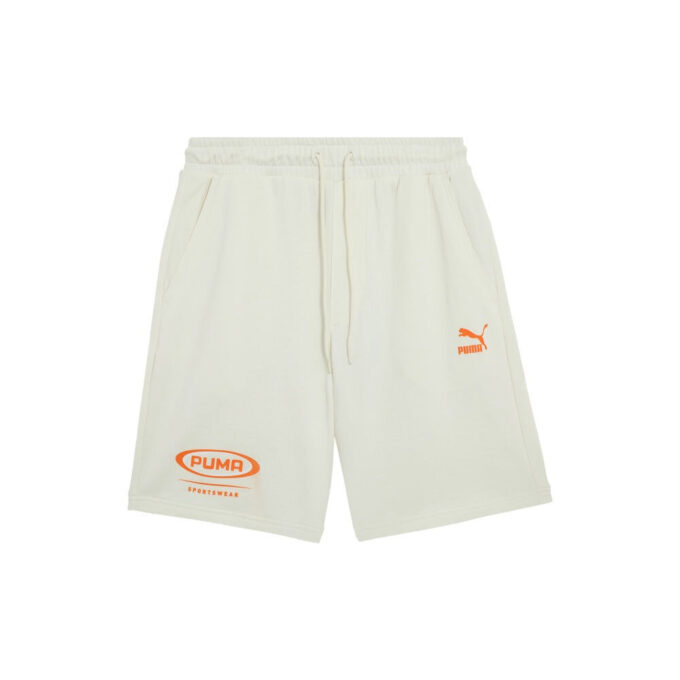 Classics Dance Crew Logotyptryckta Shorts ”Vita Orange”