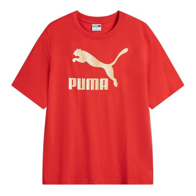 Classics GS Kortärmad T-shirt ”Röd Guld”