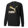Classics Logo Crew Bronzing Large Logo Sports Rund Halsad Tröja Svart