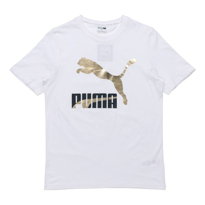 Classics Logo T-shirt ”Vitguld Svart”