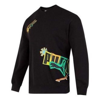 Classics Street Sport Crew Neck Sweatshirt ”Svart”
