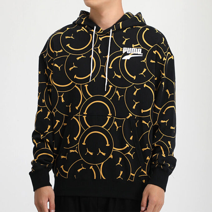 Club AOP Mönstrad Hoodie TR ”Svart”