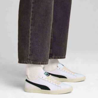 Clyde lädersneakers