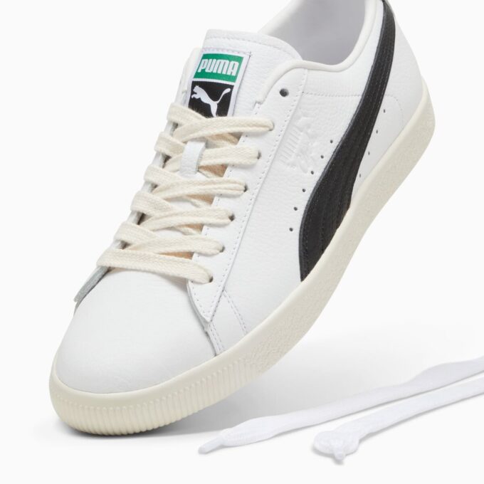 Clyde lädersneakers