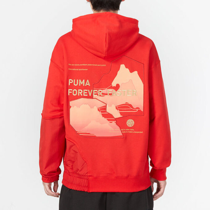 CNY Bz Zaozhi Hoodie ”Röd”