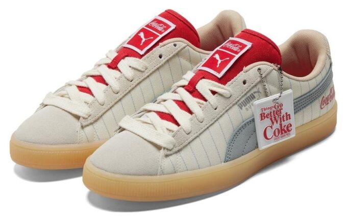 Coca-Cola x Suede ”Slate Pinstripes” Coca-Cola x Suede ”Slate Pinstripes”