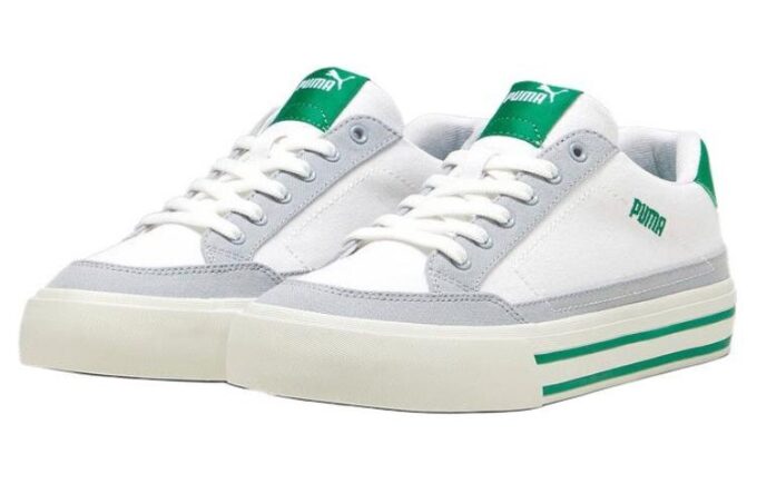 Court Classic Vulc Sneakers ”Vitgrön”