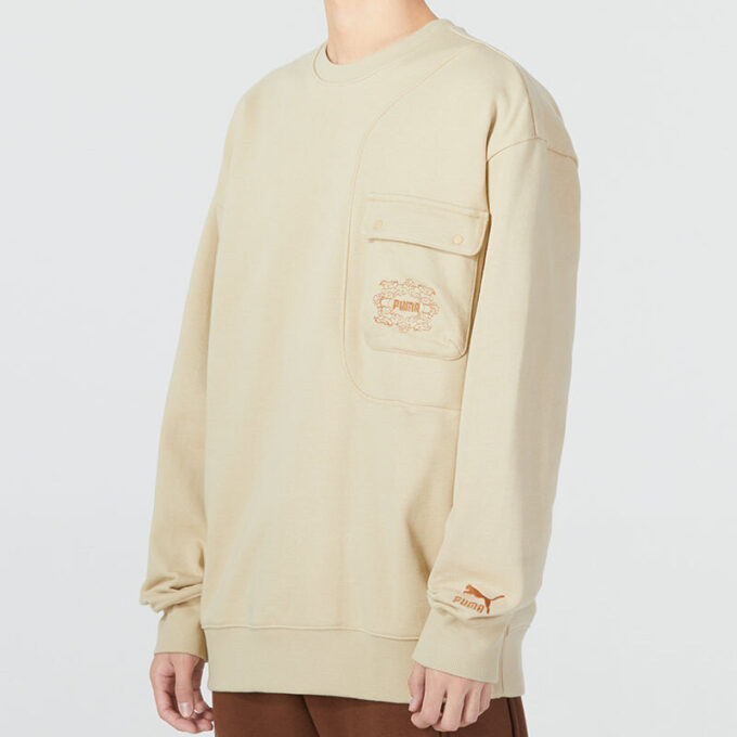 Das CC Graphic Crew-tröja ”Beige”
