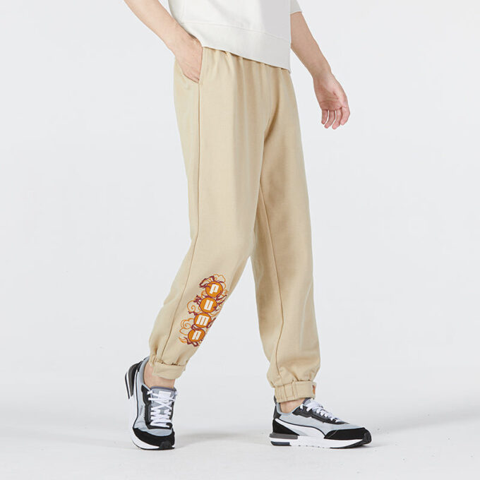 Das CC Label Stickade Byxor ”Beige”