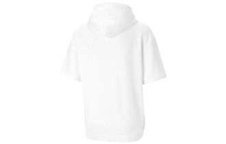 Decor 8 Kortärmad Hoodie ”Vit Röd Blå”