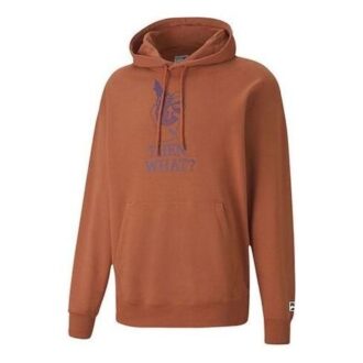 Downtown Graphic Hoodie ”Brun”